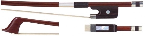 GEWA 1/4 Bassbogen Französisches Modell, Brasilholz, gute Qualität, kantige Stange