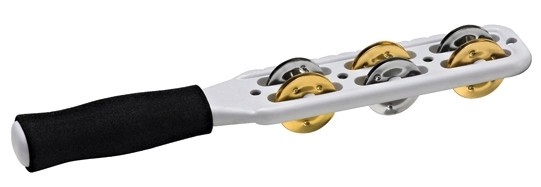 MEINL Jingle Stick schwarz mit Stahl- und Messingschellen