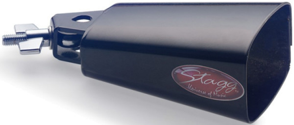 Stagg CB909BK 9-1/2 Traditionelle Kuhglocke mit Schraube für Schlagzeug