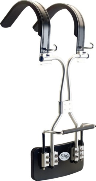 Stagg MACA-BD20 BK Marching Tragegestell für Bassdrum schwarz