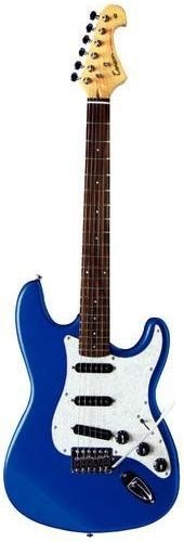 Tenson 4/4 E-Gitarre California ST Special Dual Blade in metallic-blue