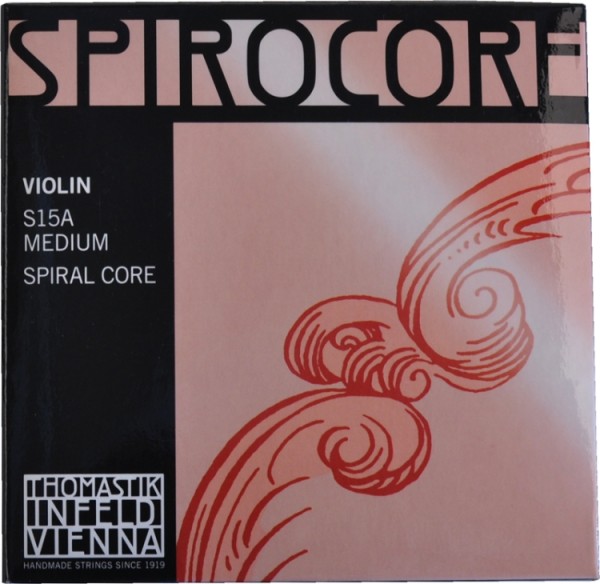 Thomastik S15A Spirocore Saitensatz 4/4 Geige/Violine Stahl Chrom umsponnen mittel