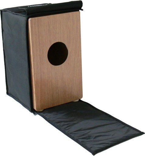 Steinbach Cajon in schwarz mit Tasche
