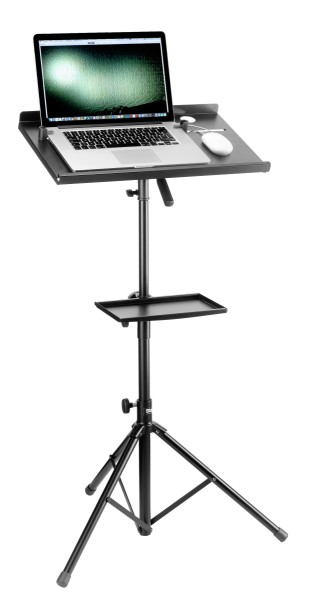 Stagg COS 10 BK Laptop Stativ mit zusätzlicher Ablage schwarz