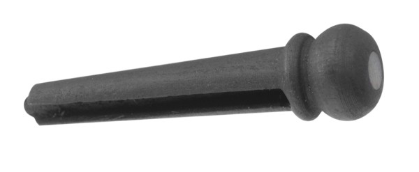Ebenholz-Pin für Akustikgitarrensteg (einteilig)