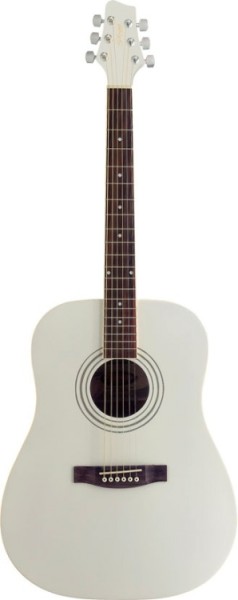 Stagg SW205WH Akustische Dreadnought Gitarre