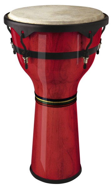 Stagg DWM-10-R 10 Zoll Djembe Holzkessel