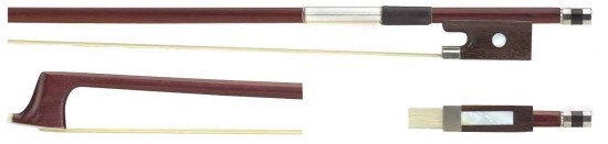 GEWA 1/8 Geigenbogen Brasilholz bessere Qualität kantige Stange