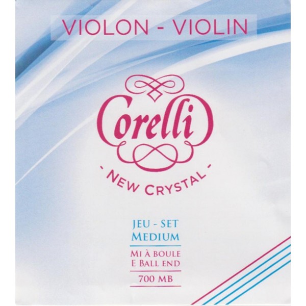Corelli Crystal 700MB Saitensatz 4/4 Geige/Violine E-Saite Stahl mittel