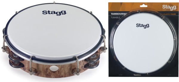 Stagg TAB-208P/WD 8 Zoll stimmbares Kunststoff Tambourin