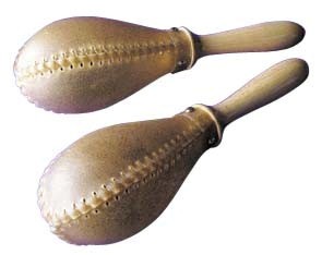 Stagg MSN-4 Jumbo-Maracas Naturfell Paar