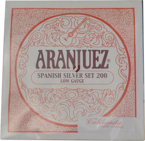Aranjuez A200 Spanish Silver Konzertgitarrensaiten Low Tension Satz