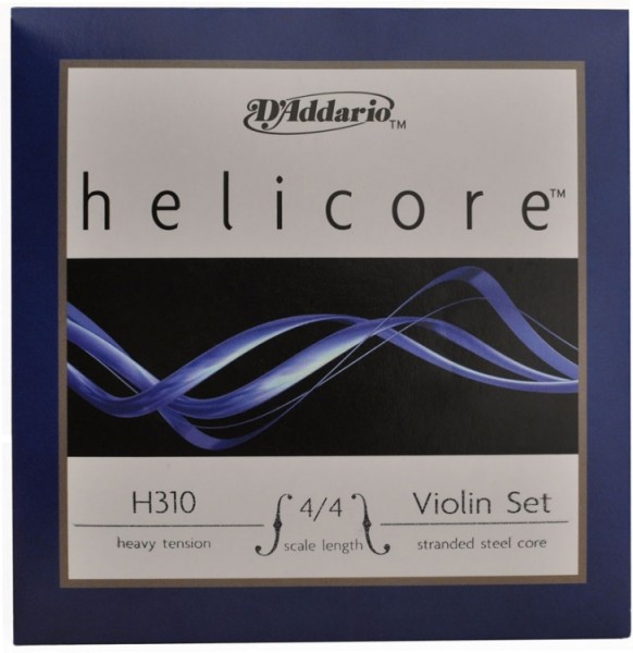 D`Addario Helicore Saitensatz 4/4 Geige/Violine/E-Geige E-Saite Carbonstahl verzinnt dick