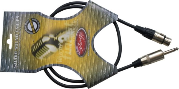 Stagg MC-01XJ/NK Neutrik Mikrofon-Kabel XLR/Klinke