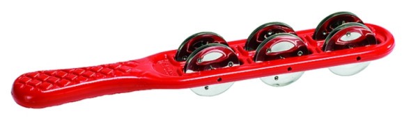 MEINL Jingle Stick rot mit Nickel-Silberschellen- Ausverkauf