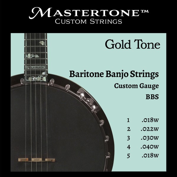 Gold Tone BBS Baritone Banjo Saiten in Custom-Saitenstärke