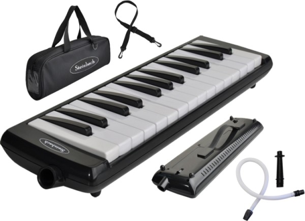 B-Ware Steinbach Melodica schwarz 27 Tasten inkl. Anblasschlauch