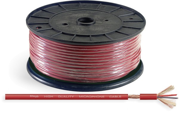 Stagg ROLL M60/2 RH Mikrofon Kabel 6 mm - 2 Geleiter