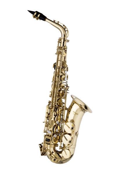 Stagg 77-SA/SC Alt Saxophon im SOFTCASE mit Hoch Fis-Klappe