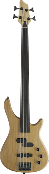 Stagg BC300FL-NS Fretless 4-saitige Fusion E-Bassgitarre