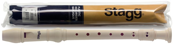 Stagg REC-BAR Blockflöte barocke Griffweise Kunststoff mit Tasche