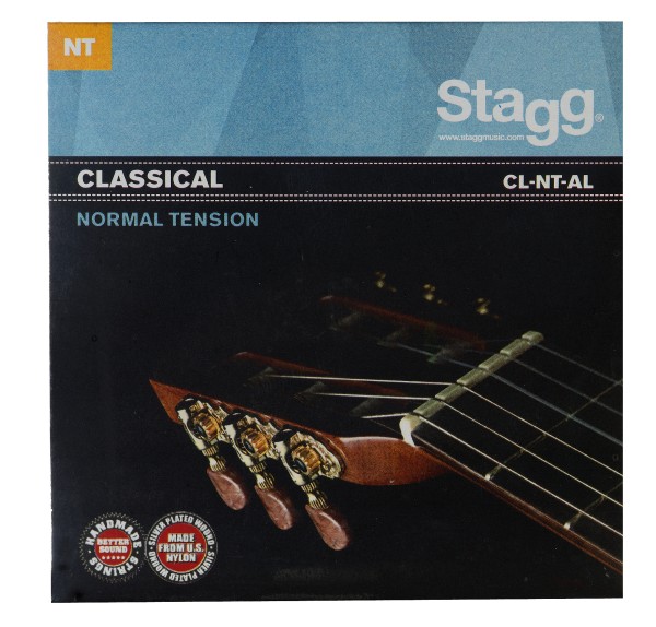 Stagg CL-NT-AL Versilberter Nylon Saitensatz für Klassik-Gitarre
