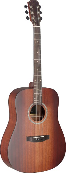J. N. DEV-D BBST DEV-D BBST Deveron Serie Dreadnought Akustikgitarre mit Decke aus massivem Mahagoni