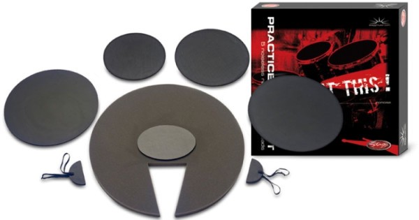 Stagg DF1022 SET Neopren Übungspadset - 5 Stück