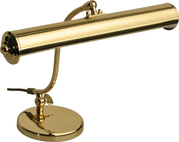 Jahn Klavierlampe klassisch in Messing poliert