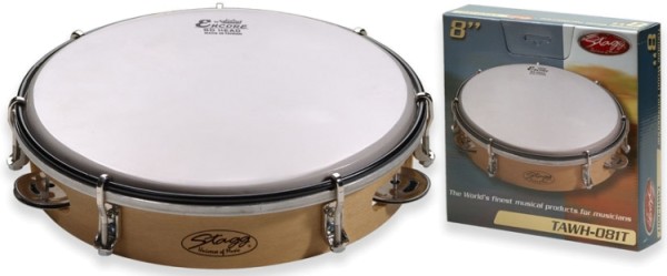 Stagg TAWH-081T 8 Zoll stimmbares Holz-Tambourin