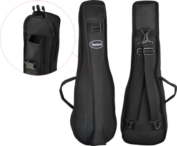 B-Ware Steinbach 1/4 Geigentasche Gigbag 25 mm Polsterung mit Rucksackgurten für Violine aus hochwer