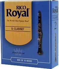Rico Royal Reeds 1,0 Eb- Klarinette Packung mit 10 Stück - ABVERKAUF