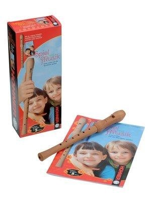 Hohner Blockflöte HOPL9565S C-Sopran deutsche Griffweise Birne inkl. Lernheft
