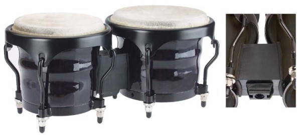 Stagg BWM-B 6,5 Zoll + 7,5 Zoll Bongos Holzkessel lackiert