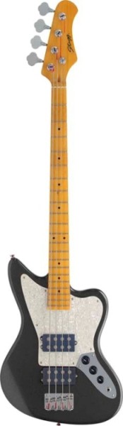 Stagg BM370-MBK 4-saitige, Vintage-Stil ,M, Serie, E-Bassgitarre