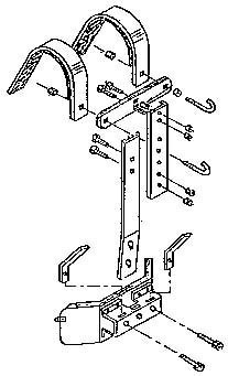 Stagg MK1849 Tragegestell für Marching Bassdrum