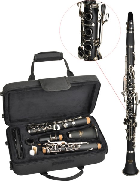 B-Ware Steinbach Bb Klarinette deutsches System mit 16 Klappen 4 Ringe