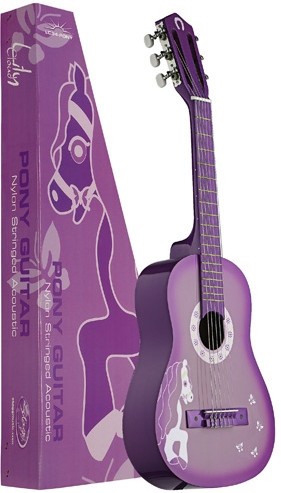 Stagg Kindergitarre 1/2 Größe mit Ponybild in Pink