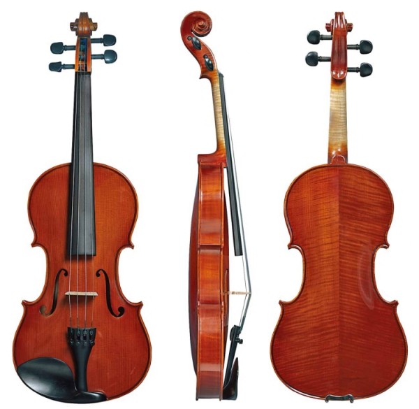 Gewa Geige Concerto 4/4 vollmassive Violine mit geflammten Boden von GEWA