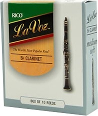 LA VOZ Reeds -Medium- Böhm Bb- Klarinette Packung mit 10 Stück
