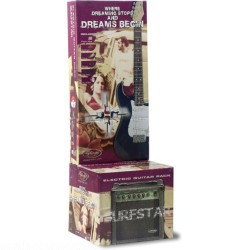 Stagg E SURF-BK EU Surfstar E-Gitarre + Verstärker Pack,
