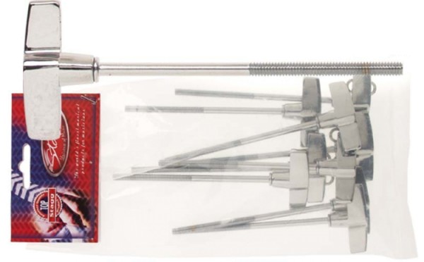 Stagg 2B-HP Flügelstimmschraube für Bassdrum 10 Stück 7/32 US x 105 mit 2chp