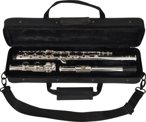 Steinbach Querflöte E-Mechanik Neusilber versilbert werkstattgeprüft