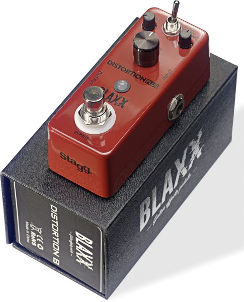 BLAXX 3-Modi Verzerrer-Pedal für E-Gitarre