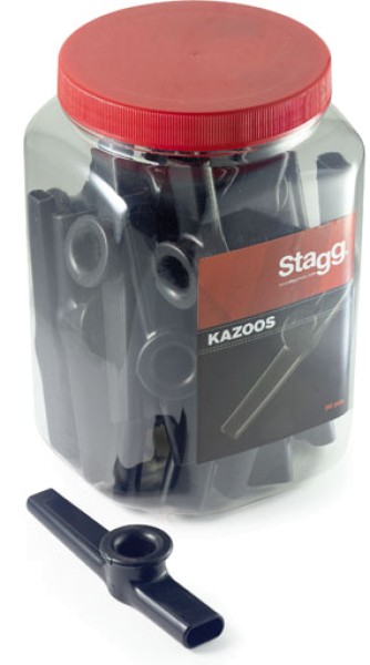 Stagg KAZOO-30 BK Kazoo aus Kunststoff in schwarz