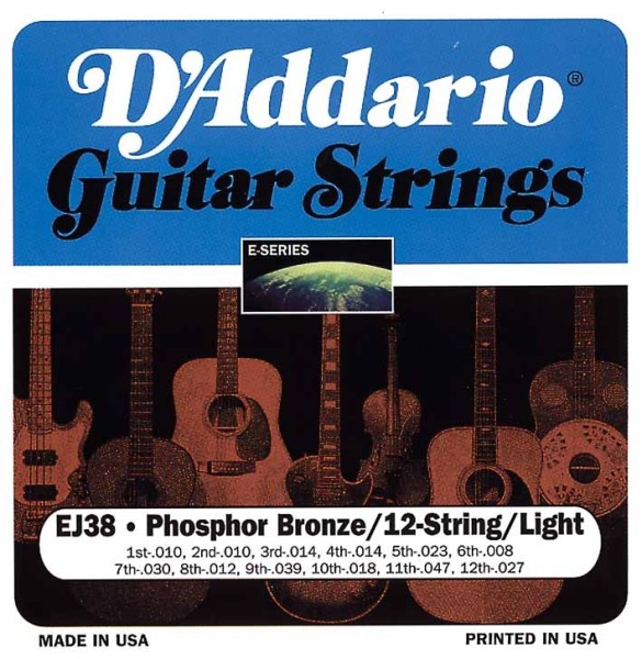 D´Addario Gitarrensaiten für Akustikgitarre Bronze Custom Light