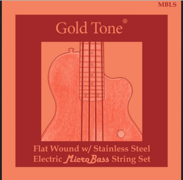 Gold Tone MBLS LaBella Flat Wound Saiten für Micro-Bass