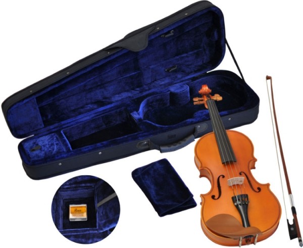 Steinbach 1/8 Geige im SET Buchsbaumgarnitur orangebraun