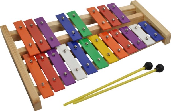 B-Ware Steinbach Glockenspiel 20 bunte Klangplatten chromatisch