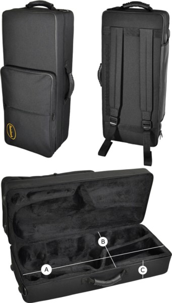 B-Ware Steinbach Koffer für Altsaxophon leicht mit versenkbaren Rucksackgurten